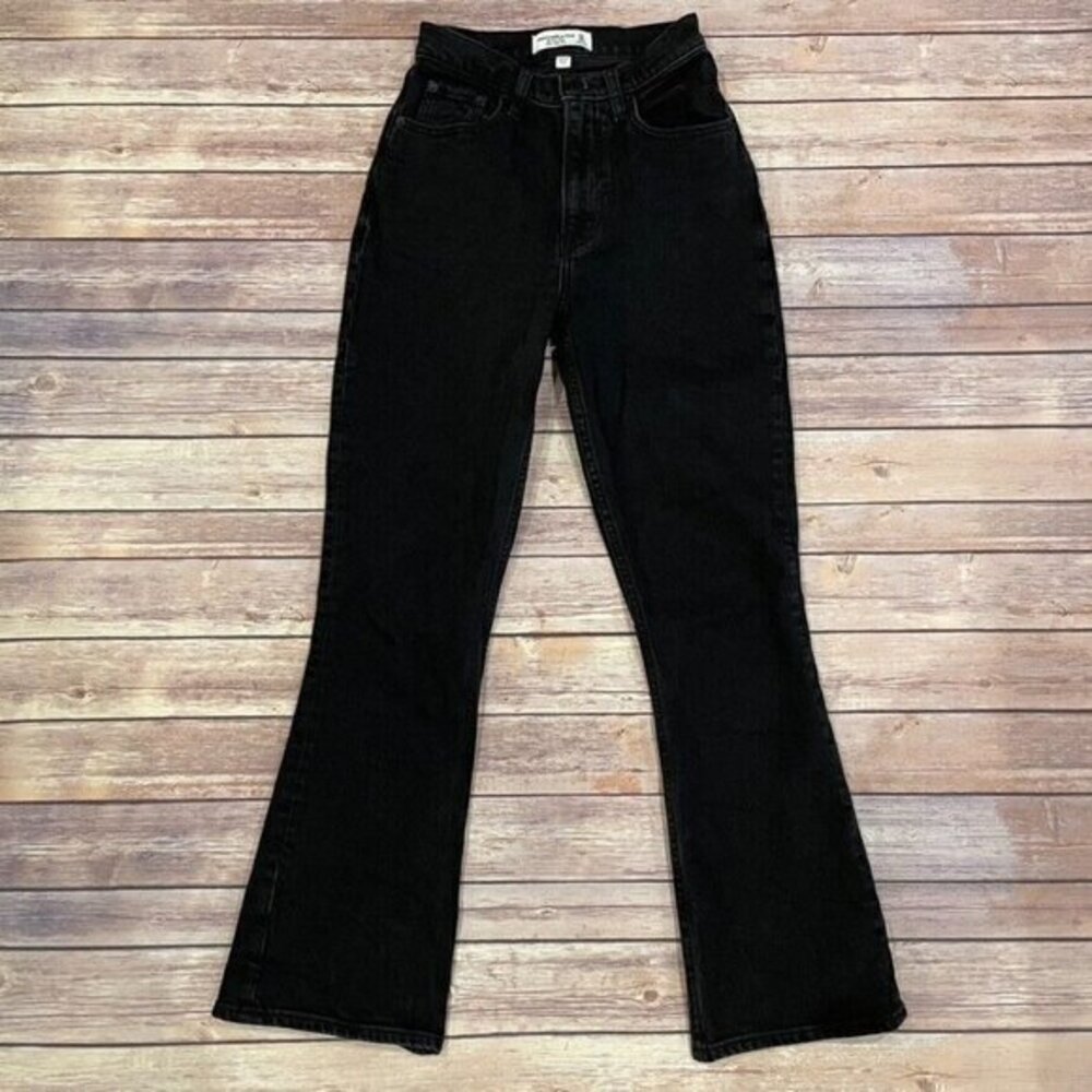 Abercrombie & Fitch Kick Flare Ultra High Rise Jeans Curve Love Long